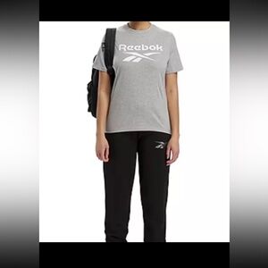 Reebok Womens Short Sleeve Light Gray T Shirt NWT XS